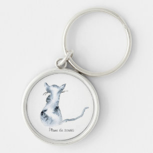 Porte-clés Porte clef chaquarelle