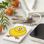 Porte-clés Porte - clés Acryliques carrés Avec Poussette Bébé (Devant droit)