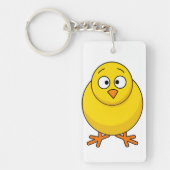 Porte-clés Porte - clés Acryliques carrés Avec Poussette Bébé (Devant)