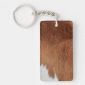 Porte-clés Porte - clés acryliques de fourrure de vache (Devant)