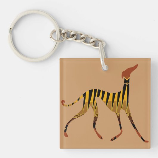 Porte-clés Porte clés Azawakh sable (Devant)