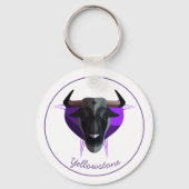 Porte-clés Porte-clés-Buffle de Yellowstone (Recto)