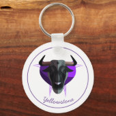 Porte-clés Porte-clés-Buffle de Yellowstone (Recto)