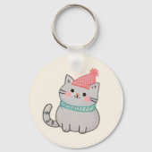 Porte-clés Porte - clés Cat Snowman (Verso)