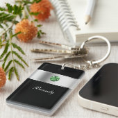 Porte-clés Porte - clés chics de monogramme (Devant droit)