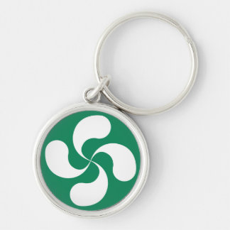 Porte-clés Porte Clés Croix Basque "Lauburu"
