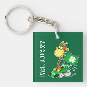 Porte-clés Porte - clés de cadeau du jour de St Patrick drô