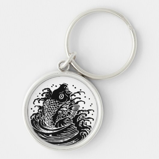 Porte-clés Porte - clés de carpes et d'eau (Devant)