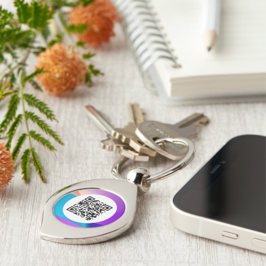 Porte-clés Porte - clés de code QR (Côté )