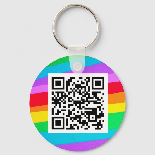Porte-clés Porte - clés de code QR (Recto)