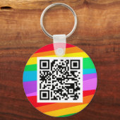 Porte-clés Porte - clés de code QR (Verso)