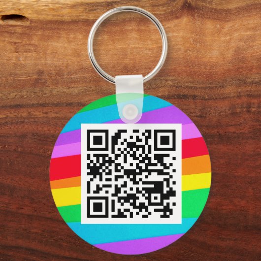 Porte-clés Porte - clés de code QR (Recto)