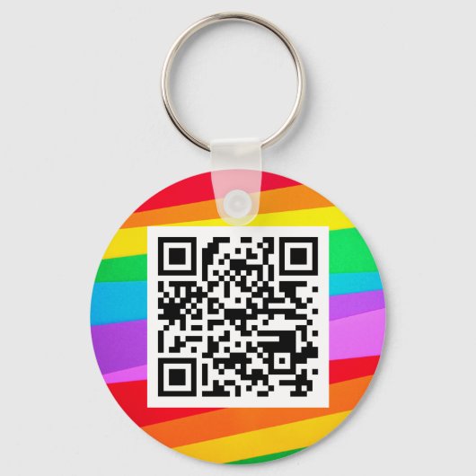 Porte-clés Porte - clés de code QR (Verso)