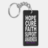 Porte-clés Porte - clés de conscience d'Ehlers Danlos (Devant gauche)