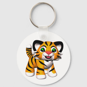 Porte-clés porte - clés de CUB de tigre de la bande dessiné