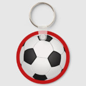 Porte-clés Porte - clés de football, nom, nom de l'équipe, nu (Verso)