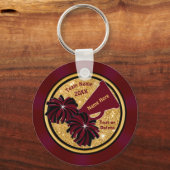Porte-clés Porte - clés de la Cheer Noire Burgundy, Personnal (Recto)