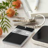 Porte-clés Porte - clés de monogramme bilatéraux (Devant droit)