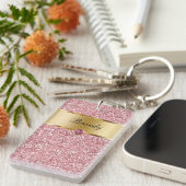 Porte-clés Porte - clés de monogramme bilatéraux (Devant droit)