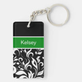 Porte-clés Porte - clés de monogramme de filles (Dos)