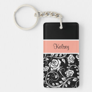 Porte-clés Porte - clés de monogramme de filles