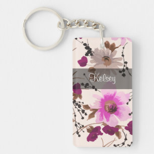 Porte-clés Porte - clés de monogramme de filles