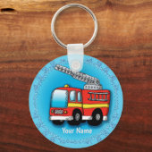 Porte-clés Porte - clés de pompiers de Putt Putt Firetruck (Recto)