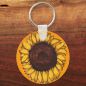 Porte-clés Porte - clés de tournesol Dons joyeux de fleurs ja (Recto)