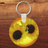 Porte-clés Porte - clés de tournesol Dons joyeux de fleurs ja (Recto)