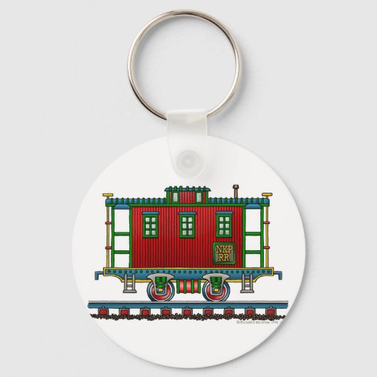 Porte-clés Porte - clés de voitures Caboose (Recto)