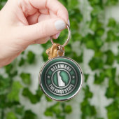 Porte-clés porte - clés "Delaware Steel" (Vert) (Main)