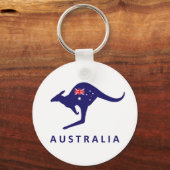 Porte-clés Porte - clés du drapeau australien Kangaroo (Recto)