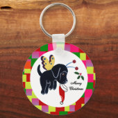 Porte-clés Porte - clés du Labrador noir (Recto)