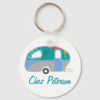 Porte - clés du propriétaire d'une caravane d'art