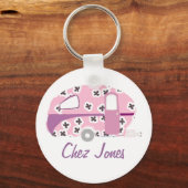 Porte-clés Porte - clés du propriétaire d'une caravane d'art  (Recto)