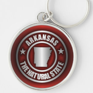 Porte-clés Porte - clés en acier du "Arkansas" (rouges)