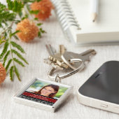 Porte-clés Porte - clés faits sur commande de photo d'année (Côté)