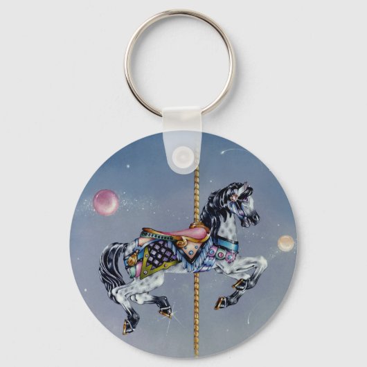 Porte-clés Porte - clés - Gray Mare Carousel Horse (Recto)