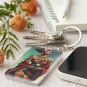 PORTE-CLÉS PORTE CLES MADRAS (Devant droit)