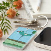 Porte-clés Porte-clés, Oiseau et arbre mignons (Devant droit)