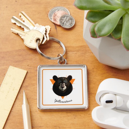Porte-clés Porte-clés-ours de Yellowstone (Bureau)