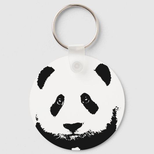 Porte-clés Porte - clés Panda noir et blanc (Recto)