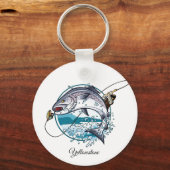 Porte-clés Porte-clés-Pêche de Yellowstone (Recto)