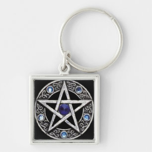 Porte-clés Porte - clés : Pentagramme orné de bijoux