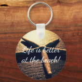 Porte-clés Porte - clés personnalisés de la plage de l'étoile (Recto)