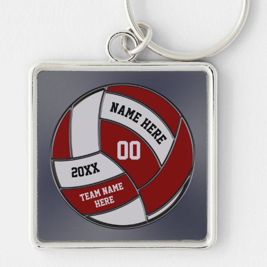 Porte-clés Porte - clés personnalisés de volleyball de (Devant)