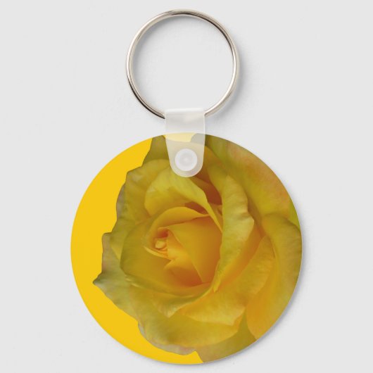 Porte-clés Porte - clés rose Cheeful Jaune Fleur Cadeaux (Recto)