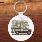 Porte-clés Porte - clés RV Camper Classe C (Recto)