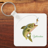 Porte-clés Porte-clés-Yellowstone Pêche (Recto)
