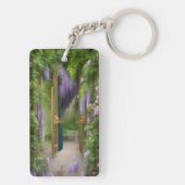Porte-clés Porte de jardin et Wisteria (Dos)